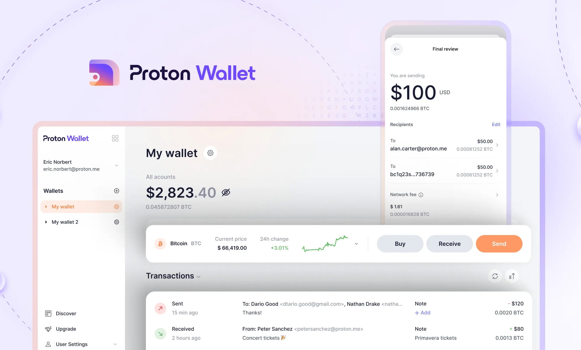 Proton Launches Proton Wallet - A Self-Custody Bitcoin Wallet