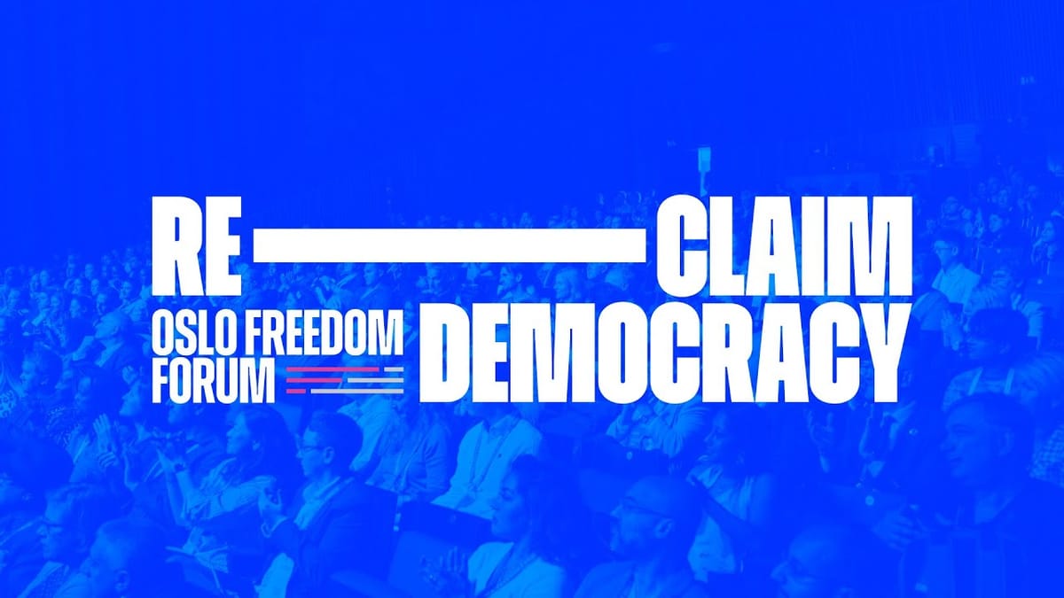 Oslo Freedom Forum 2024 - Day 2 Livestream