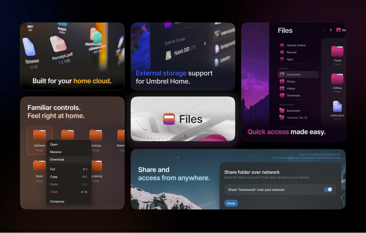 umbrelOS v1.4: Files Manager