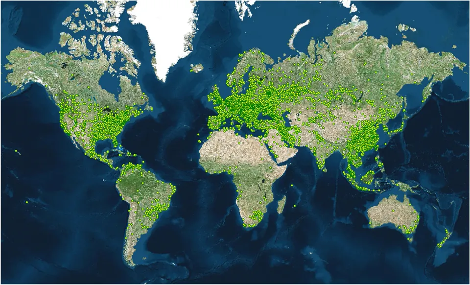 Research: Spatial Analysis of Global Bitcoin Mining