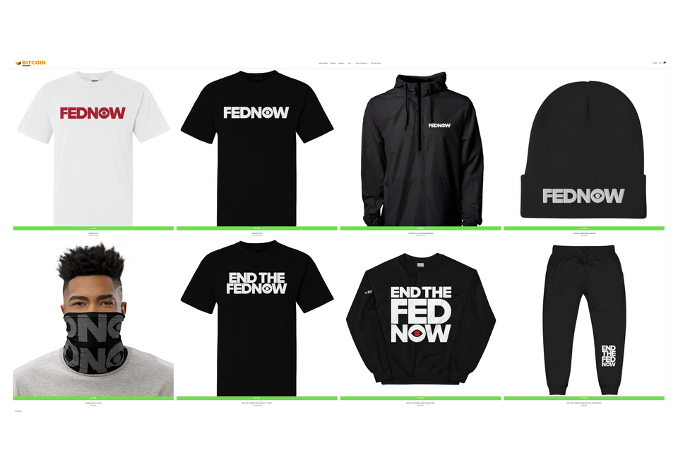 Federal Reserve Threatens to Sue Bitcoin Magazine Over FEDNOW Parody Merch