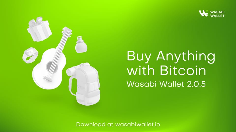 Wasabi Wallet v2.0.5: ShopinBit Integration