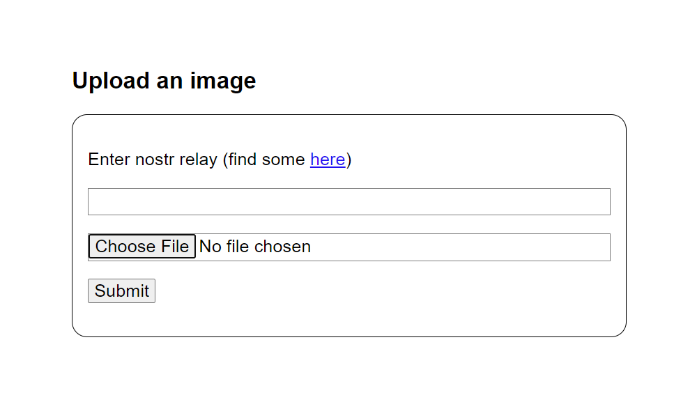 Nostr Image Host: Upload & View Images Without API Key