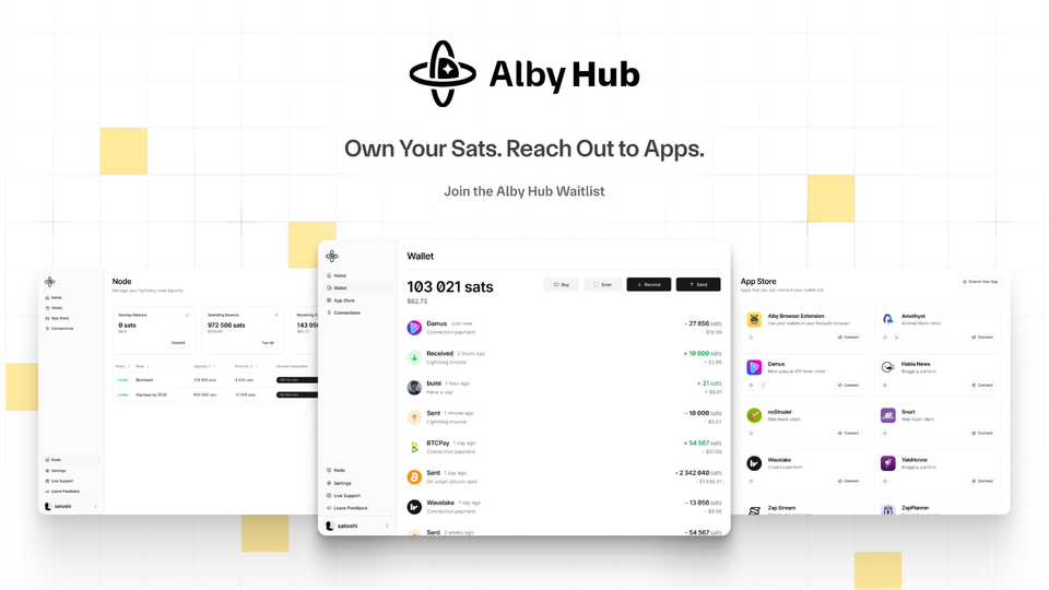 Alby Hub: A One-Click Lightning Node Connected To All Your Bitcoin Apps
