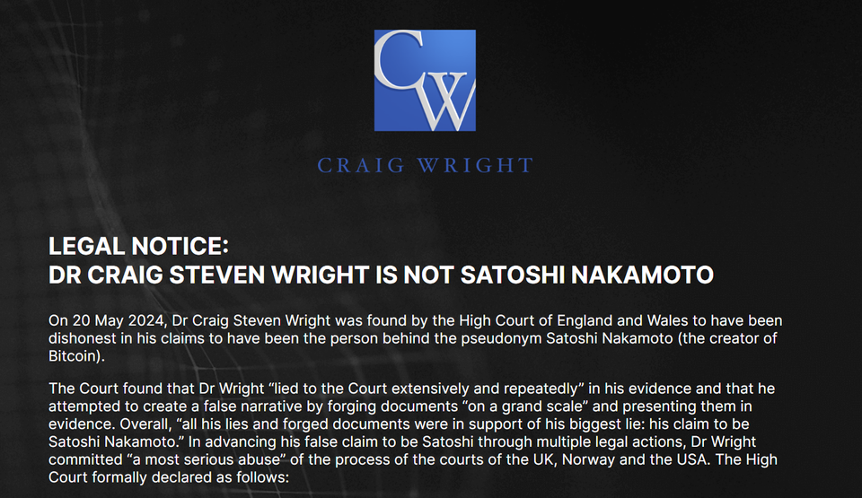 Craig Wright Referred to UK Prosecutors for Consideration of Perjury and Forgery Charges