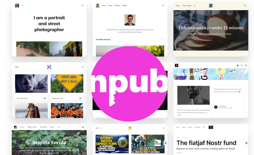 Npub.pro: Nostr-based Websites for Creators