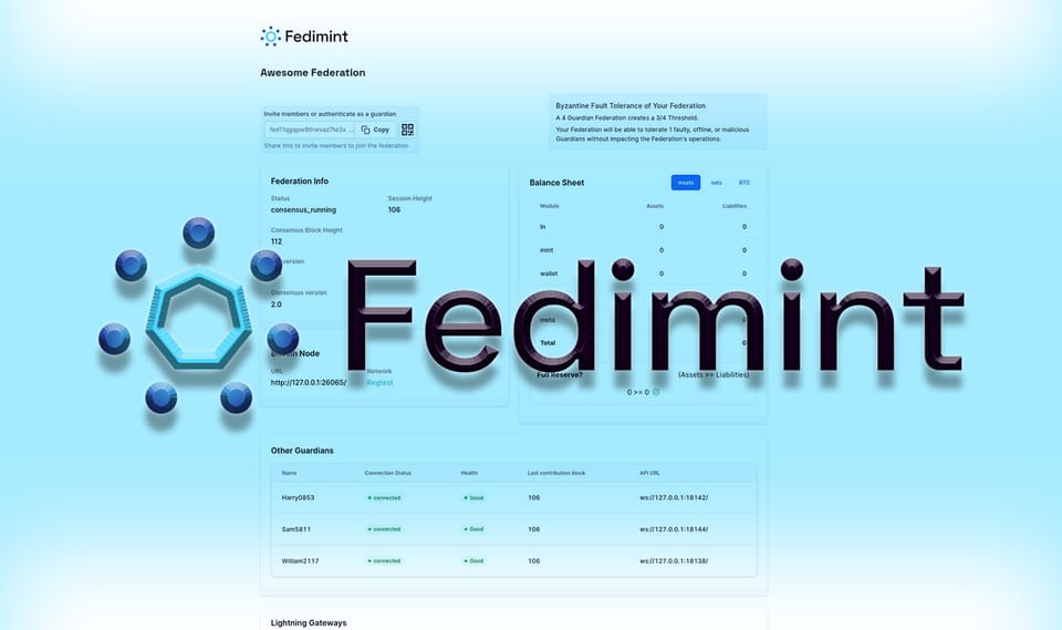 Fedimint v0.4.0: Changing Peer DNS Names, Wallet Client Module Rewrite