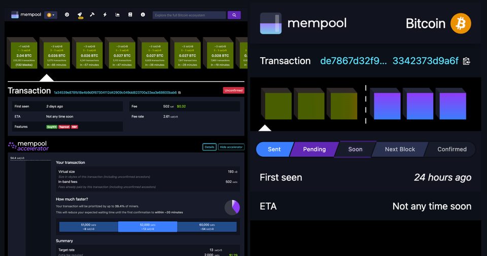 Mempool v3.0.0: Accelerator™ & Goggles™ Integration, Full-RBF Timelines & More