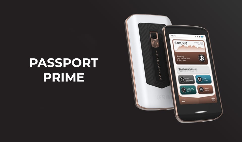 Foundation Announces Passport Prime Personal Security Platform