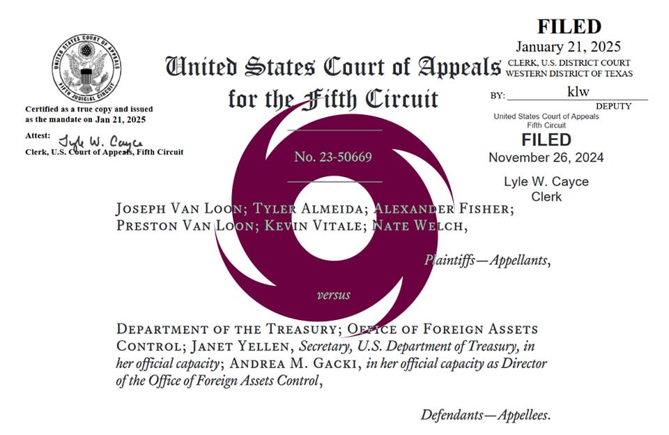 U.S. District Court Officially Reverses Sanctions on Tornado Cash Mixer